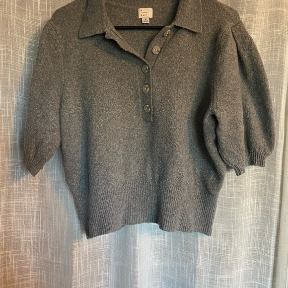 A New Day Light Gray Knit Cardigan - Picture 1 of 2